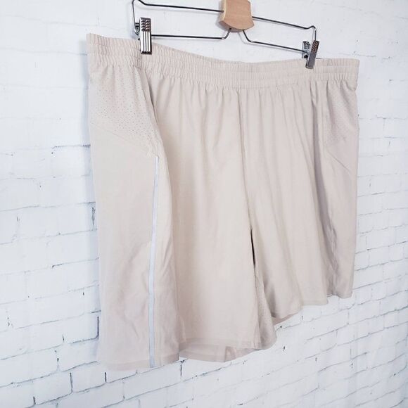 VRST Mens Accelerate Short Size XXL 7" Inch Inseam Stone Quarry Beige NEW Liner - Picture 2 of 11